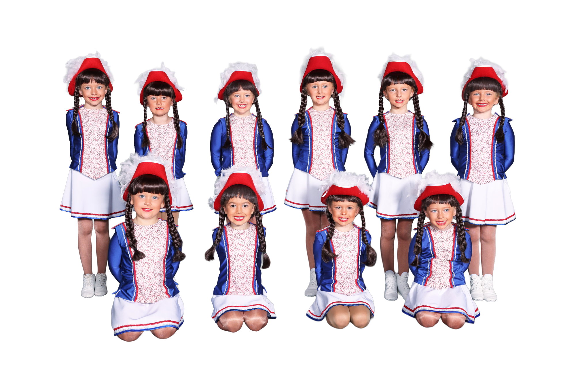 Lisa Scholz, Emma Peterhoff, Mila Böhr, Lina Lothmann, Carolin Neumeyer, Lia-Tiara Donth, Mia Drogan, Sophia Coenen, Carlotta Fuchs, Lina Rams, Mia-Sophie Schulz 