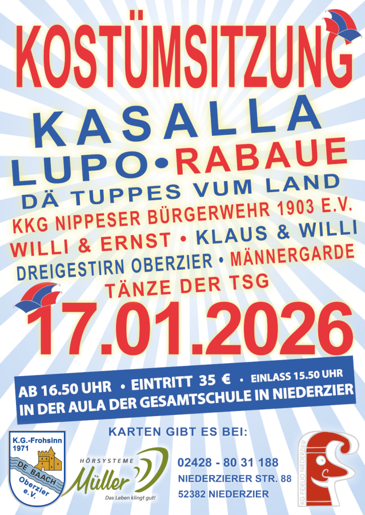 2026 Kostümsitzung